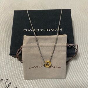David Yurman Two-Tone Interlocking Necklace